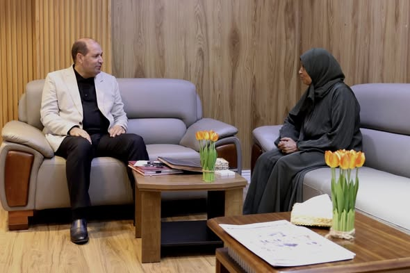 وزير التعليم العالي والبحث العلمي يناقش مع النائب "فاطمة الصويعي" سبل تطوير الخدمات التعليمية بالجنوب الليبي بنغازي