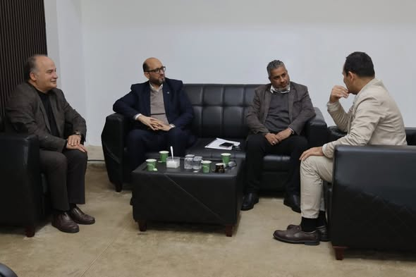 مدير إدارة التعليم العالي الخاص يستقبل رئيس جامعة هسبيريدس بنغازي