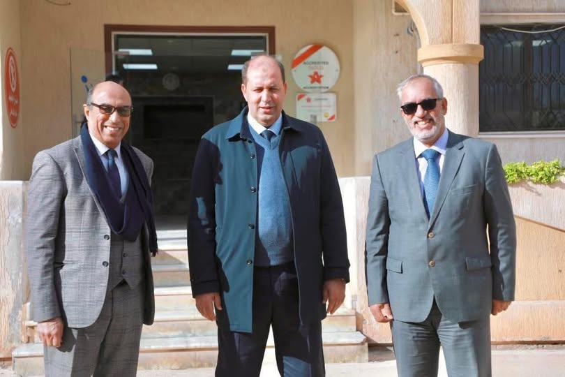 وزير التعليم العالي والبحث العلمي يزور الجامعة الليبية الدولية بنغازي