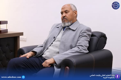 مدير إدارة شؤون الجامعات يبحث مع رئيس جامعة اجدابيا سير العمل الأكاديمي بنغازي